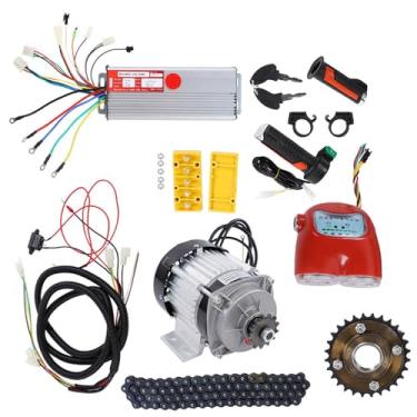 Imagem de Kit de Conversão de Motor de Scooter Elétrico, 48V 800W DC Motor Sem Escova Conjunto para Triciclo de Bicicleta Elétrica