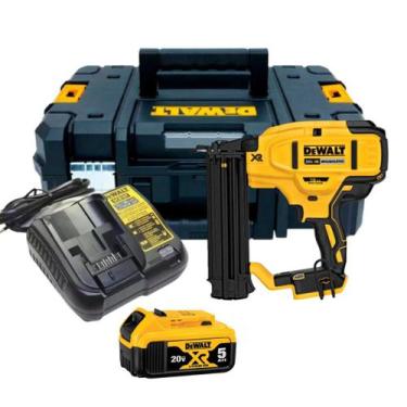 Imagem de Pinador Brushless 18ga 20v Bateria 5ah Dcn680 Dewalt Maleta