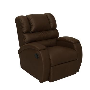 Imagem de Poltrona Imperial Manual Reclinável Couríssimo Império Estofados (MARROM 867)