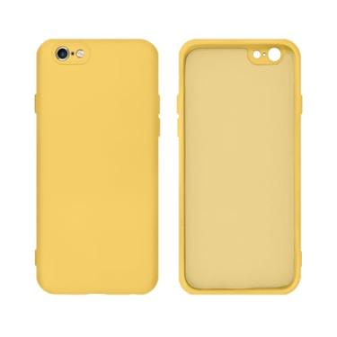 Imagem de Capinha Compativel com iPhone 6 / 6S Com Proteção de Câmera em Silicone com Interior Aveludado