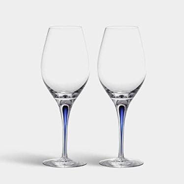 Imagem de Orrefors Conjunto de 2 peças transparentes Intermezzo Blue Wine Glass Balance