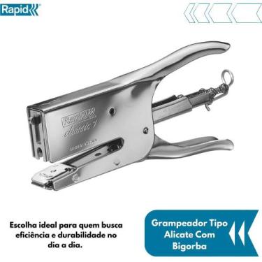 Imagem de Grampeador Tipo Alicate Com Bigorna K1 Rapid - OLFA