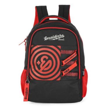Imagem de Mochila Costas Escolar Juvenil Youtuber Enaldinho - Luxcel, Vermelho