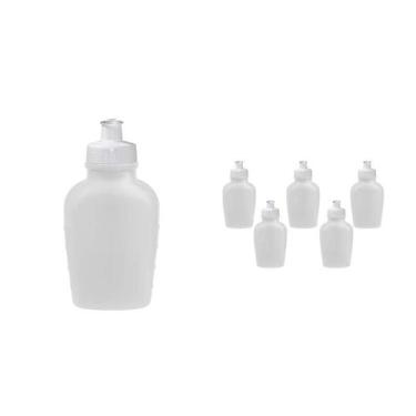 Imagem de Kit 6 Cantis 500Ml Branco Plástico Premium - Bb Store