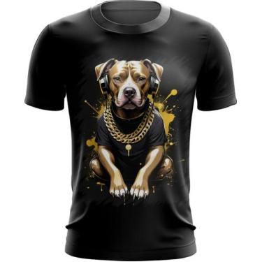 Imagem de Camiseta Dryfit Pitbull com Headphones 2 - Kasubeck Store®, INF 04