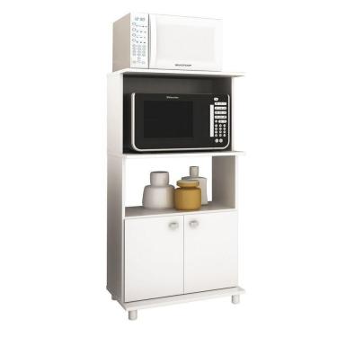 Imagem de Armário Multiuso 2 Nichos 2 Portas Bl3301 Branco