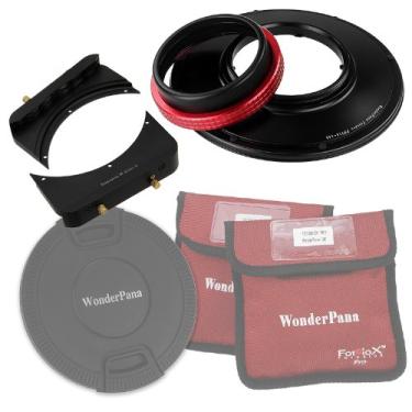 Imagem de Kit WonderPana 66 FreeArc - Suporte de sistema de filtro rotativo de 145 mm, suportes de filtro de 6,6" e tampa de lente para a lente asférica Panasonic Lumix G Vario 7-14 mm f / 4.0 (formato Micro Four Thirds)