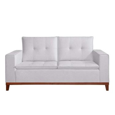 Imagem de sofá 2 lugares holborn linho cinza 160 cm