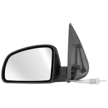 Imagem de Retrovisor Celta 2007 a 2015 Prisma 2007 a 2012 4 portas Preto Com Controle CarolCar