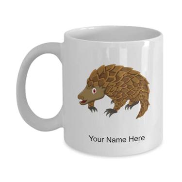 Imagem de Caneca personalizada com desenho de panolim, xícara de café com desenho de panolim, ideia de presente com desenho de panolim - Caneca de café de 445 ml