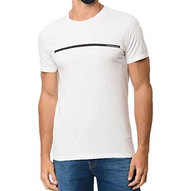 Imagem de Camiseta,Logo palito,Calvin Klein,Masculino,Branco,M