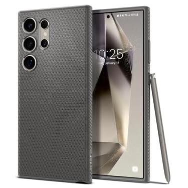 Imagem de Capa Spigen para Samsung Galaxy S24 Ultra: Liquid Air [Tecnologia de almofada de ar] para Samsung Galaxy S24 Ultra - Cinza Granito