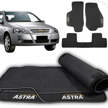 Imagem de Tapete Veicular Compatível Com Astra Sedan Hatch 1999 2000 2001 2002 2003 2004 2005 2006 2007 2008 2009 2010 2011 Protetor de Assoalho