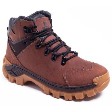 Imagem de Bota Masculina Adventure de Couro Nobre Cano Médio Trilhas e Montanhas Colorado-Masculino