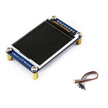 Imagem de waveshare Kit de módulo de exibição LCD de 1,8 polegadas tela geral 128 x 160 pixels interface SPI com exemplos para Raspberry Pi/Arduino/STM32