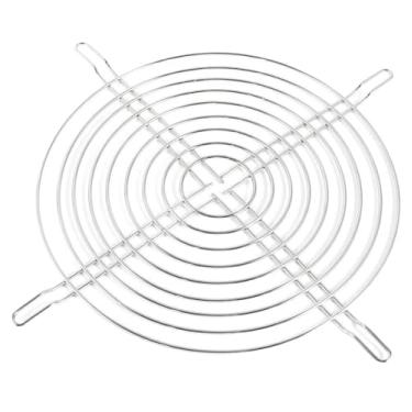 Imagem de Easycargo 4 peças 180 mm Fan Grill 180mm Guard Silver para pc Capa de ventilador de computador (180 mm)