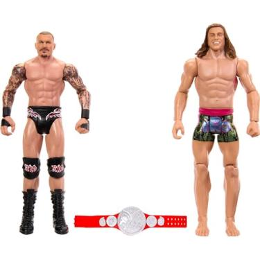 Imagem de WWE Mattel Randy Orton & Matt Riddle Championship Showdown Action Figure 2-Pack with Raw Tag Team Championship, 6-Inch