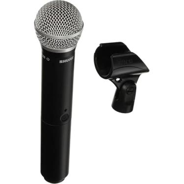 Imagem de Shure Transmissor portátil BLX2/B58 com cápsula de microfone vocal PG58 - para uso com sistemas de microfone sem fio BLX, receptor vendido separadamente | Banda H9 (BLX2/PG58=-H9)