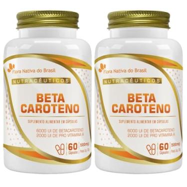 Imagem de KIT 2X Beta Caroteno 60 cápsulas - Flora Nativa