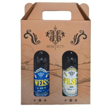 Imagem de Kit 2 Cervejas Artesanais Benedetti 600ml