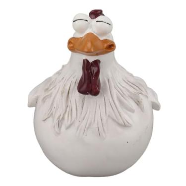 Imagem de Figuras de galinha, escultura colorida de jardim Sasff (tipo C)