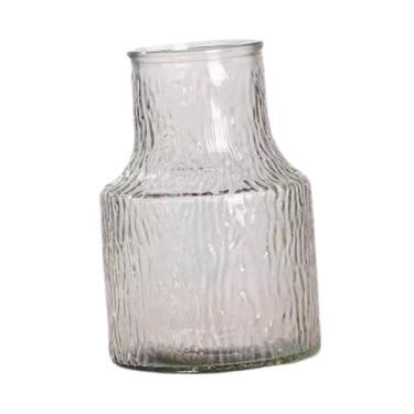 Imagem de Ｂｅｓｇａ Vaso de vidro para flores, garrafa de vidro, centro de mesa para casamento, jarra redonda para flores, vaso para armário, mesa, festa, aniversário, Claro