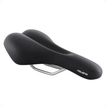 Imagem de Selim Celim Banco Assento Gel Macio Bike MTB Sport Milano Bicicleta trilha speed Anti-prostático