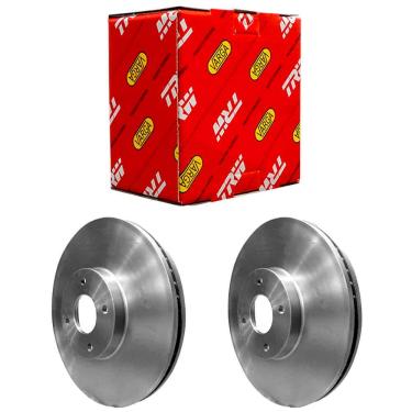 Imagem de Par Disco Freio Chevrolet Agile 2009 a 2015 Dianteiro Ventilado RCDI0088.0 trw