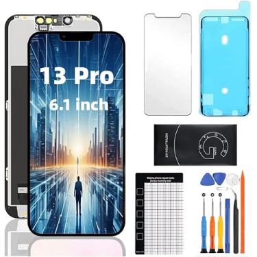 Imagem de ANLIU DNS Tela de substituição para iPhone 13 Pro de 6,1 polegadas, compatível com o modelo A2483, A2636, A2638, A2639, A2640, 3D Touch LCD Display Digitalizador Assembléia com ferramentas de reparo