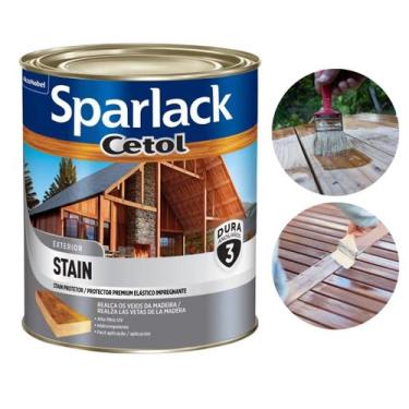 Imagem de Verniz Cetol Stain Acetinado Natural Exterior 900ml Sparlack