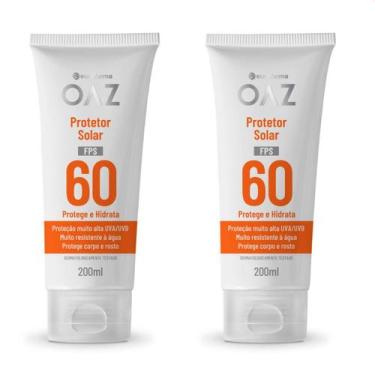 Imagem de Kit com 2 - Protetor Solar OAZ FPS 60 200ml Protege Hidrata - Eurofarm