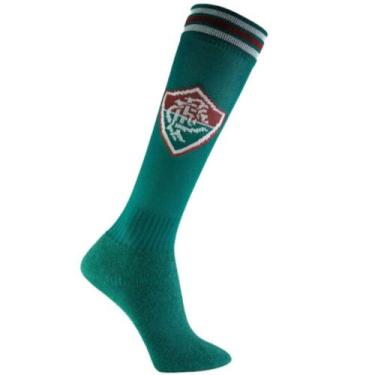 Imagem de Meião Futebol Infantil Juvenil Times Brasileirão Algodão Rikam, Flumin