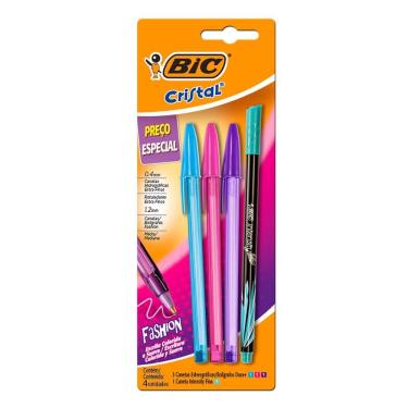 Imagem de Kit escrita Fashion 1.2 com 3uni e 1 Intensity 0.4 Bic