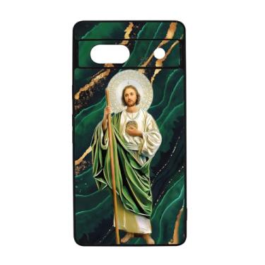 Imagem de qizjio San Judas Capa protetora à prova de choque para Google Pixel 7A