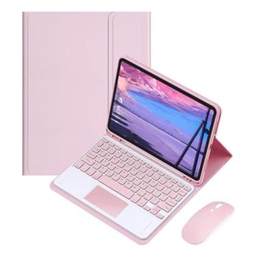 Imagem de Kit Capa para Samsung Tab S7 Fe/S8 Plus/S7 Plus: Capa para Tablet + Teclado Removível + Mouse