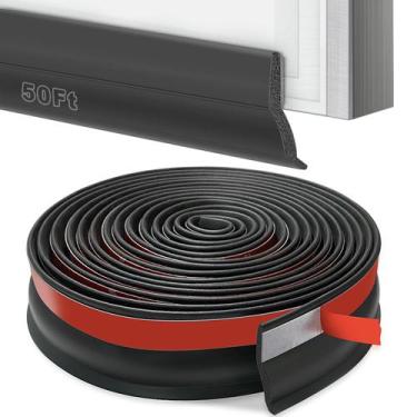 Imagem de Vedante de soleira de porta de garagem Manguo Q Universal de 50 pés de