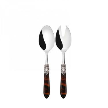 Imagem de Jogo Para Salada 2 Peças Mesa Posta Inox Oxford Bugatti