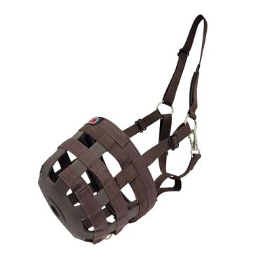 Imagem de BARN & STABLE Focinheira de pastagem de cavalos com frente única ajustável focinheira de cavalo de fácil respiração ajuste confortável com fivelas e alças evita laminite