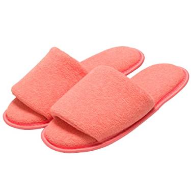 Imagem de Pantufa Slipper Laranja MEU CÉU – Plush Super Macio + Sola Antiderrapante – Chinelo de Quarto Confortável para Casa - Lavável na Máquina (Laranja, Normal, BR, Adulto, Faixa Numérico, M, 35, 36)