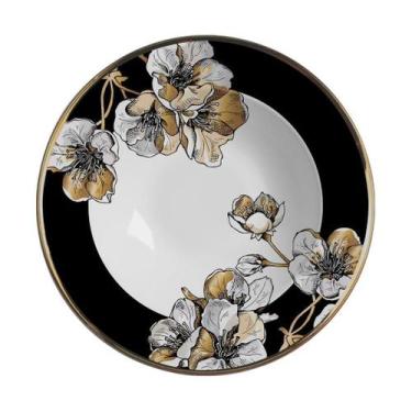 Imagem de Conjunto Prato Fundo Minimalist Filete Ouro C/6Pçs Alleanza - Alleanza