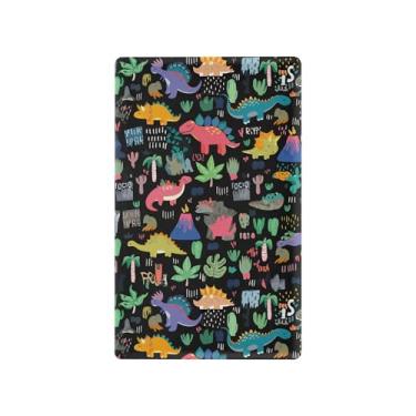 Imagem de SEHANY Capa de tomada de parede de dinossauro engraçado não utilizada, tamanho padrão e à prova de calor, placas decorativas para decoração de escritório doméstico (11,5 cm x 7 cm)