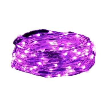Imagem de Corda De Luz LED Decorativa Com Fio De Cobre, Alimentada Por Bateria, 