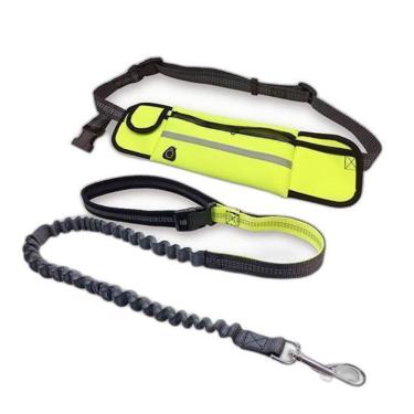 Imagem de Guia Ajustável De Cintura Com Pochete Em Neoprene Amarela