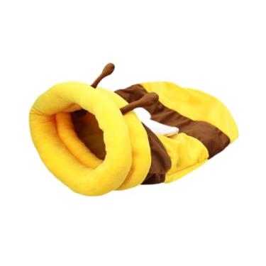 Imagem de Baoblaze Cama para Gatos em Formato de Pote de Mel, Macia e Espessa, Cama para Gatos Pequenos, Macia, Confortável e Quente, Casinha Fofa de Desenho Animado, Sem Almofada