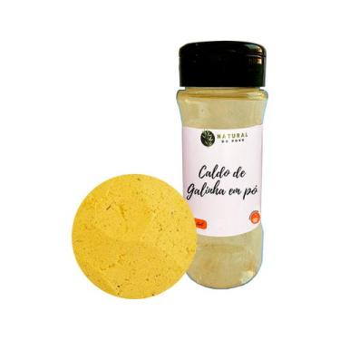 Imagem de Tempero Caldo de Galinha em Pó Pote com Dosador Premium 80g  - Natural