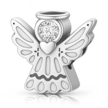 Imagem de Berloque Separador Pingente Prata Original Anjo Anjinho - Lojas La+Ny,