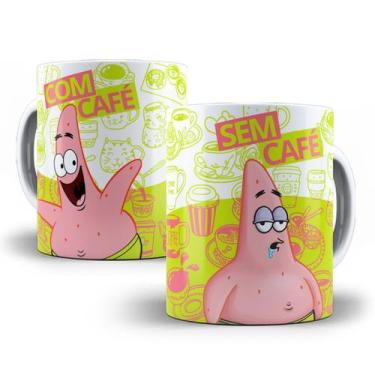 Imagem de Caneca Patrick com café sem café Porcelana Personalizada - Tio da Cane