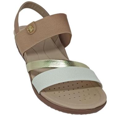 Imagem de Sandália Modare Feminina Ortopédica Ultra Confort, Nude, Branco off, D