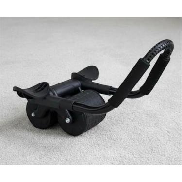 Imagem de Rolo Abdominal Duplo com Apoio para Cotovelos – Estabilidade Extra, Fortalece Core, Treino Eficiente em Casa