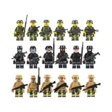 Imagem de Bonecos Humanoides Miniaturas, Blocos De Montar De Soldados, Personage